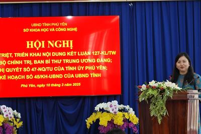 Hình ảnh Hội nghị quán triệt, triển khai nội dung Kết luận 127-KL/TW của Bộ Chính trị, Ban Bí thư; Nghị quyết số 47-NQ/TU của Tỉnh ủy Phú Yên và Kế hoạch 45/KH-UBND của UBND tỉnh triển khai thực hiện Nghị quyết số 03/NQ-CP của Chính phủ.