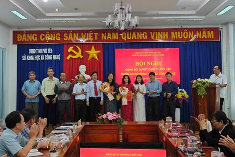 Hội nghị công bố quyết định thành lập Đảng bộ Sở Khoa học và Công nghệ tỉnh Phú Yên