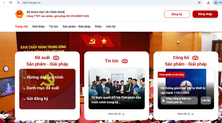 Ra mắt Cổng Thông tin điện tử sản phẩm, giải pháp khoa học, công nghệ, đổi mới sáng tạo và chuyển đổi số - Ảnh 3.